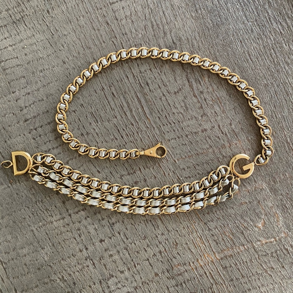 Dolce&gabanna chain belt, antique rare
